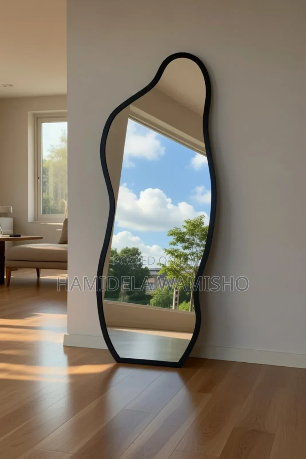 ዘመናዊ Wall Full Body Mirror | ለሳሎን እና መኝታ