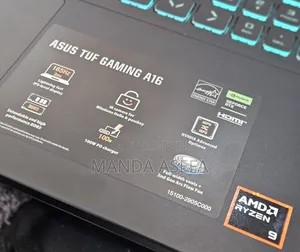 New Laptop Asus TUF Gaming A16 32GB AMD Ryzen 9 SSD 1T