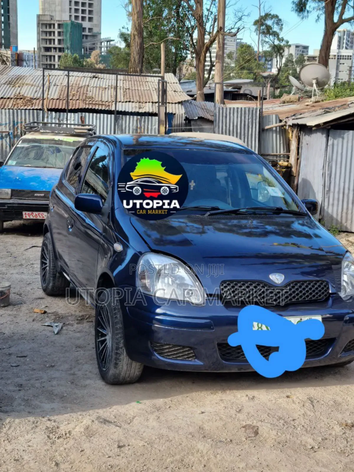 Toyota Vitz 2003 Blue