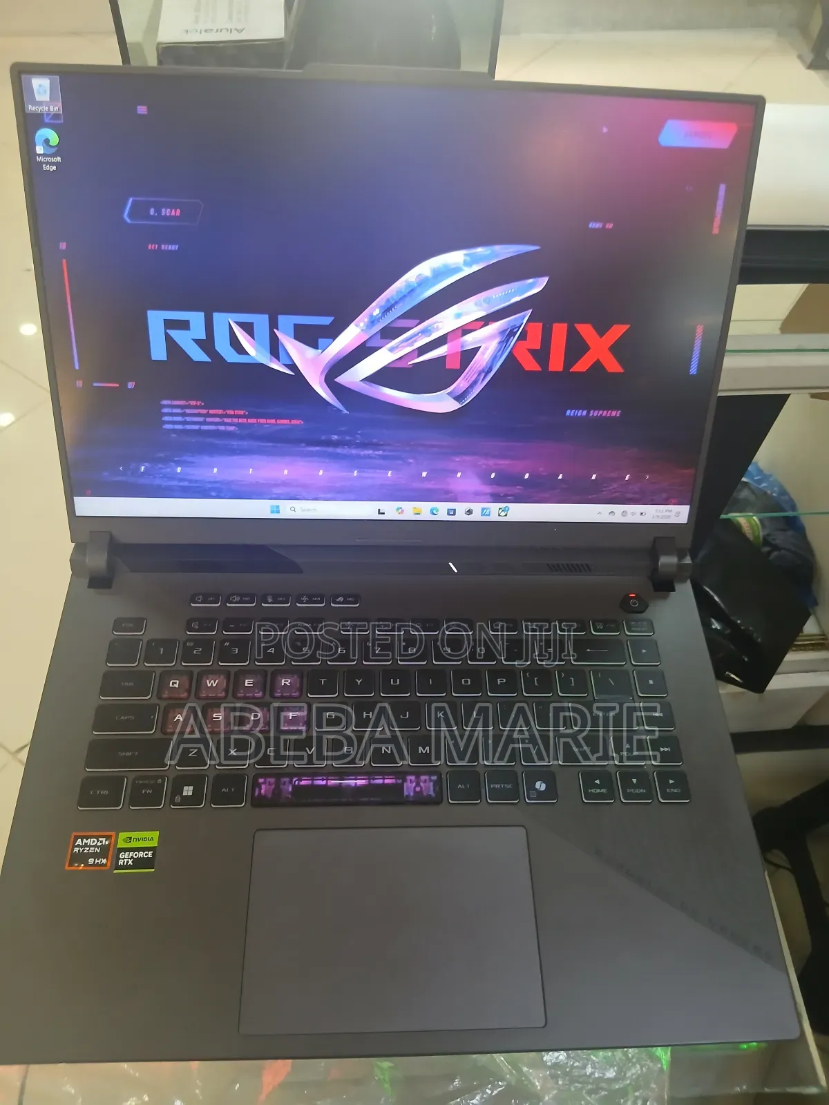 New Laptop Asus ROG Strix G16 G614 16GB AMD Ryzen 9 SSD 1T