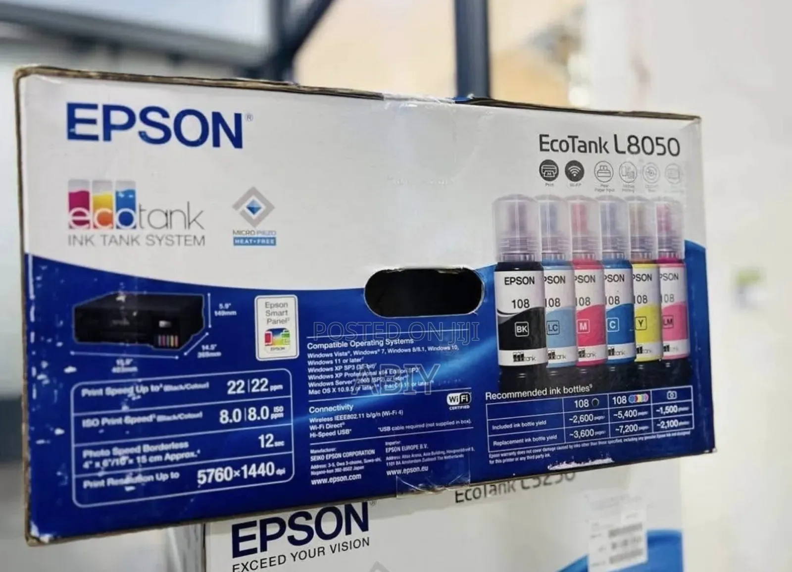 Epson L8050 Photo Printer – For Sale (Like New)