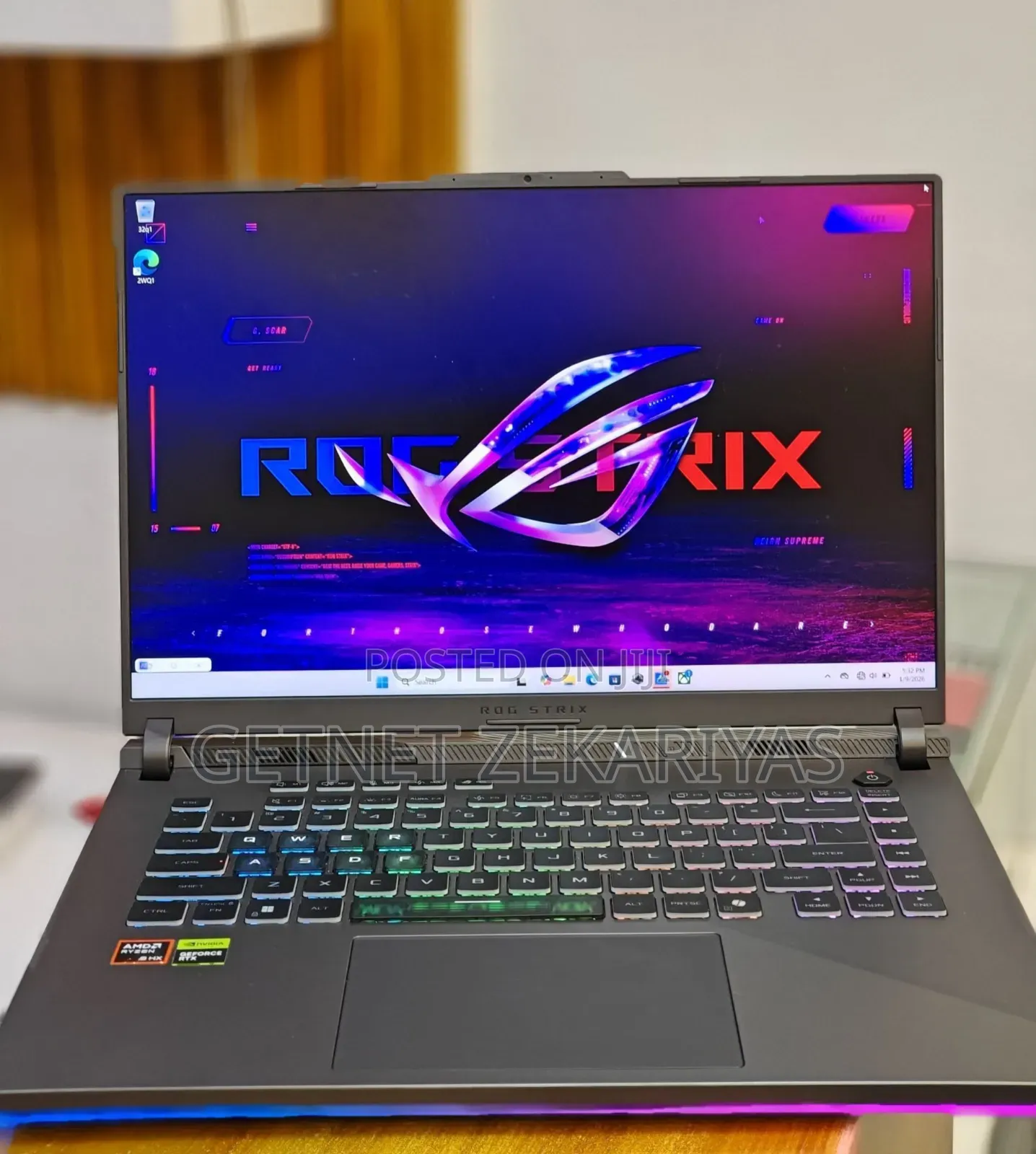 New Laptop Asus ROG Strix G16 G614 16GB AMD Ryzen 9 SSD 1T