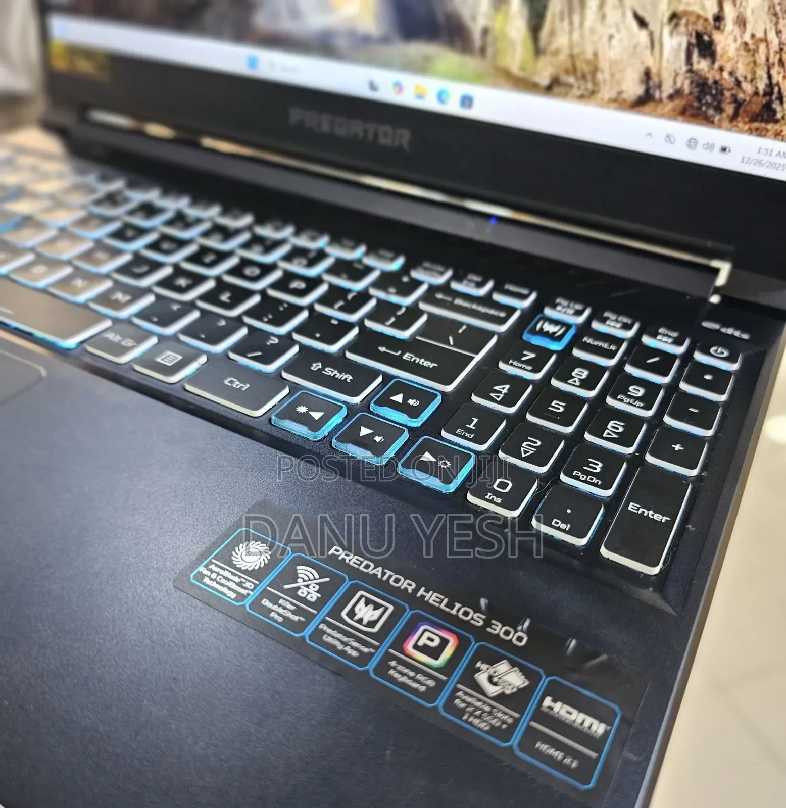 New Laptop Acer Predator Helios 300 16GB Intel Core I7 SSD 512GB