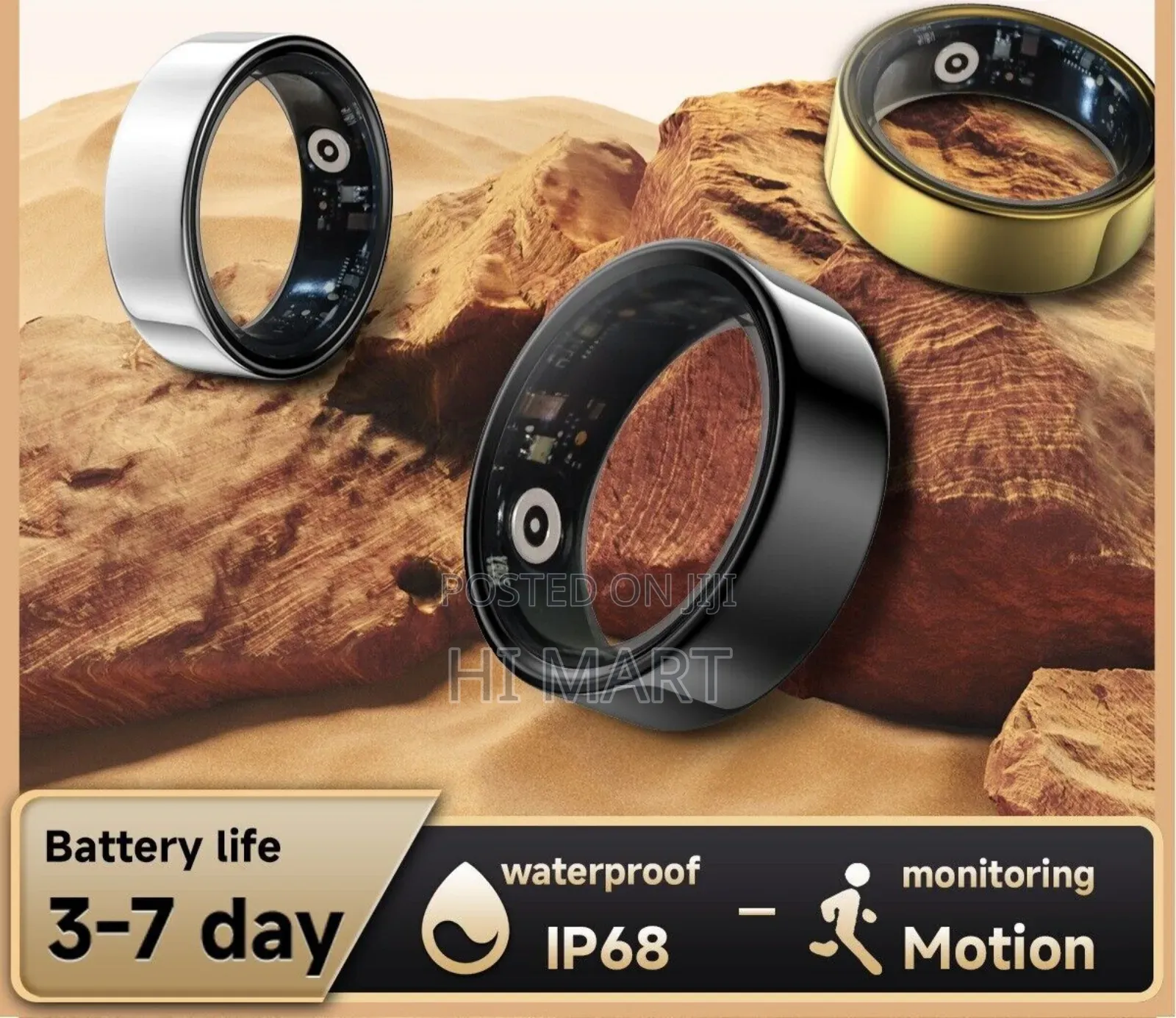 Fitness Tracker Smart Ring