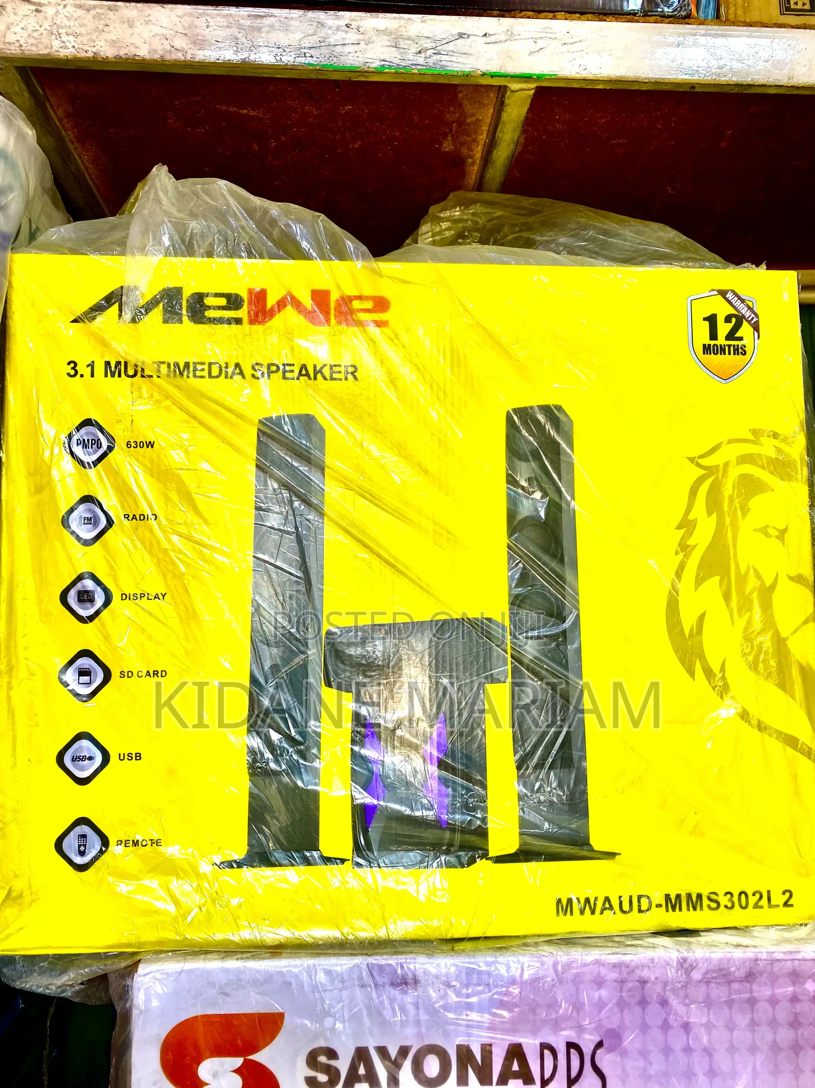 Me We Home Theater Speaker Powerful Bass Bluetooth Usb Remote Control