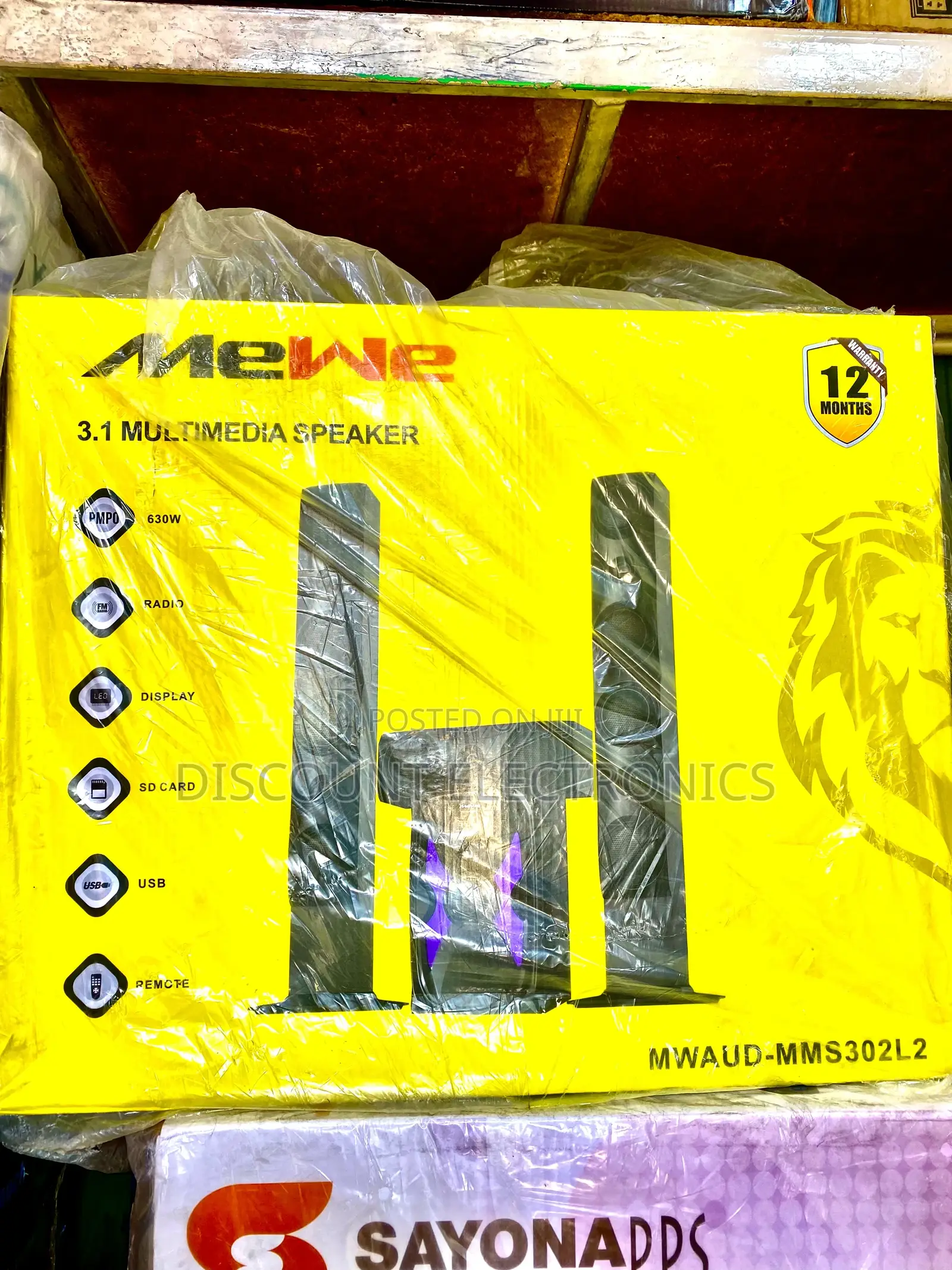 Me We Home Theater Speaker Powerful Bass Bluetooth Usb Remote Control