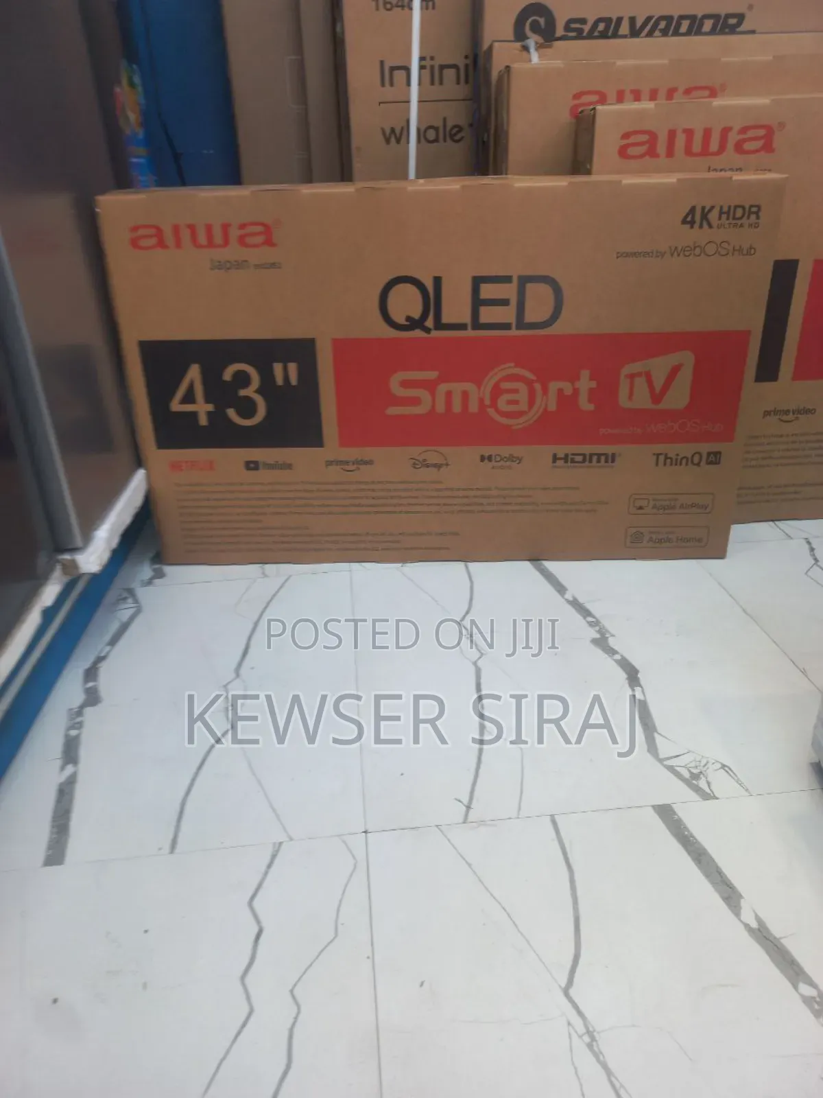 Alwa 43inch Tv Smart New 20 25 Tv Qled Quality