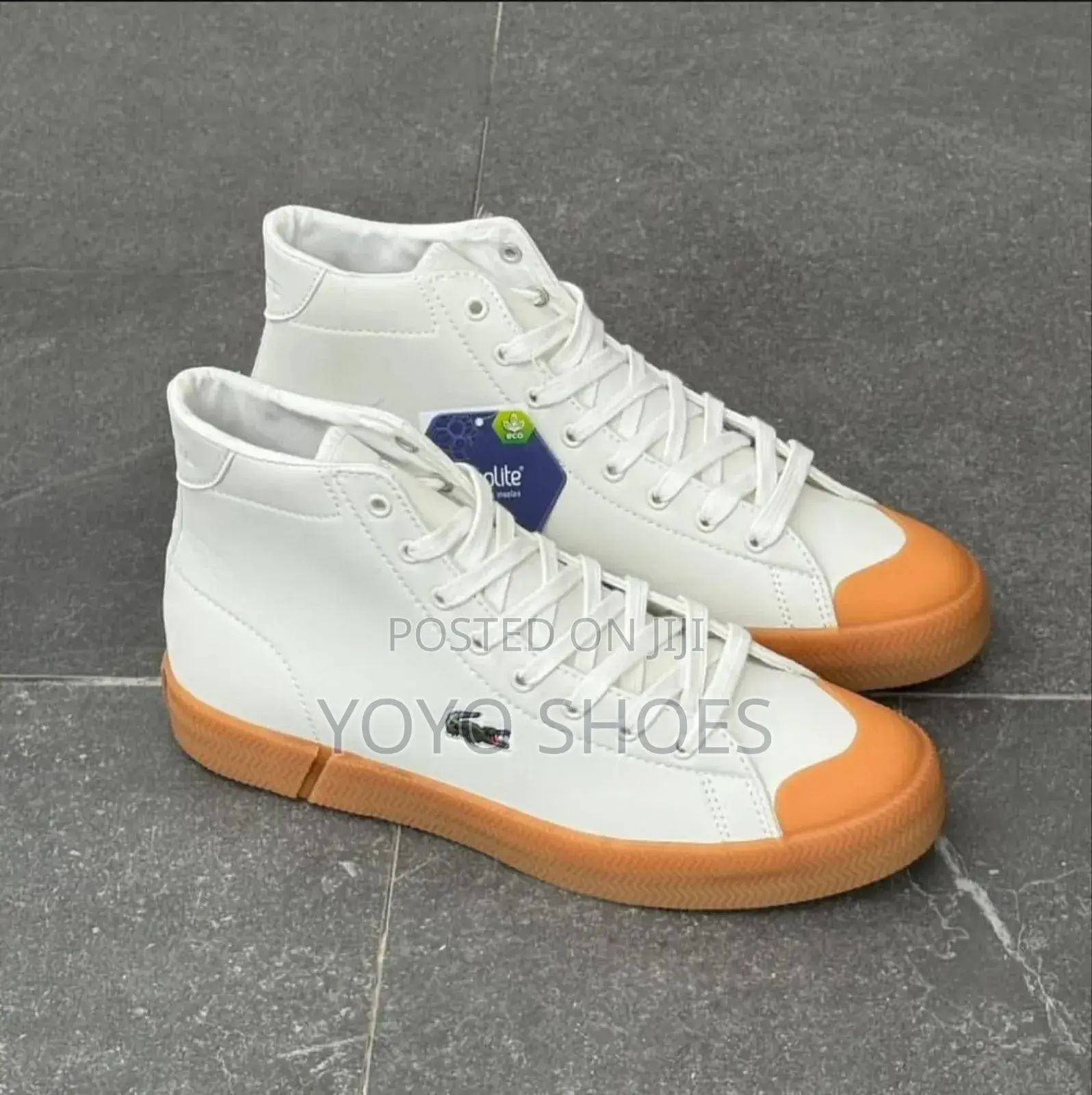 Gripshot Mid Lacoste White Fashion Boots