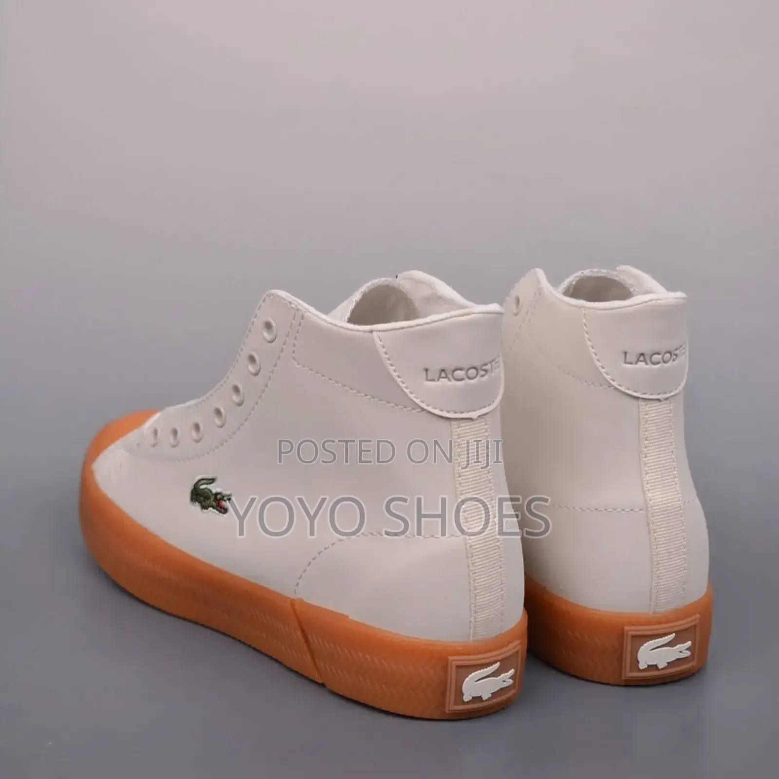 Gripshot Mid Lacoste White Fashion Boots
