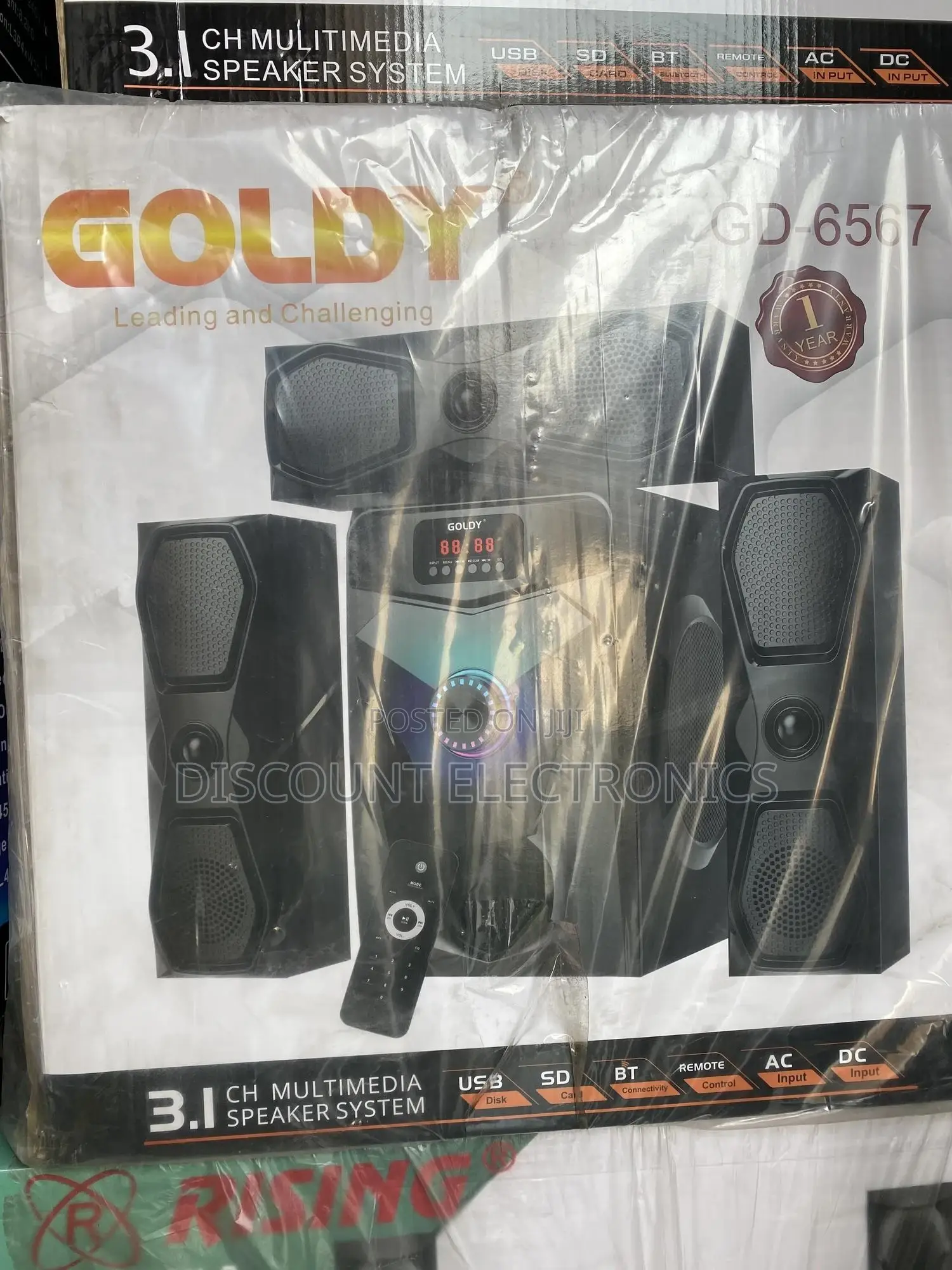 Goldy Gd-6567 3.1ch Home Multimedia Speaker System