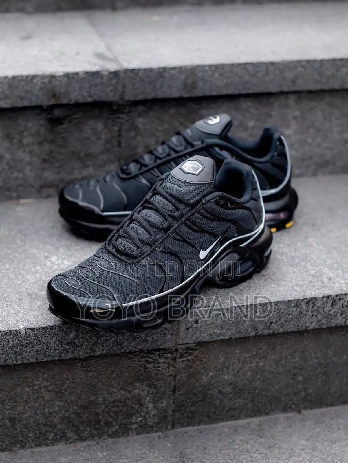 New Arrived Air Nike Tn Triple Black Fashion Sneaker