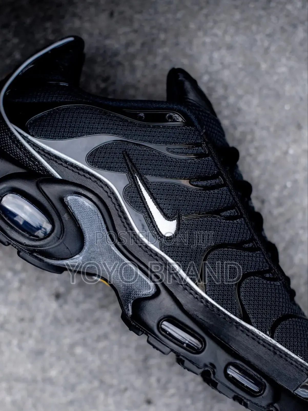 New Arrived Air Nike Tn Triple Black Fashion Sneaker