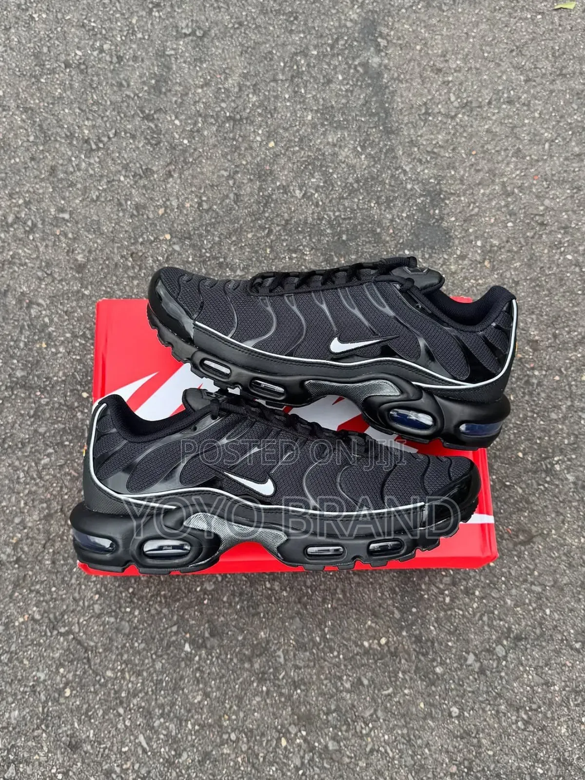 New Arrived Air Nike Tn Triple Black Fashion Sneaker