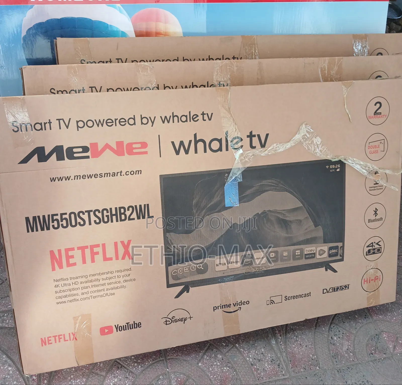 Mewe Smart Android Tv – Whale Tv System | Original | Clear Picture