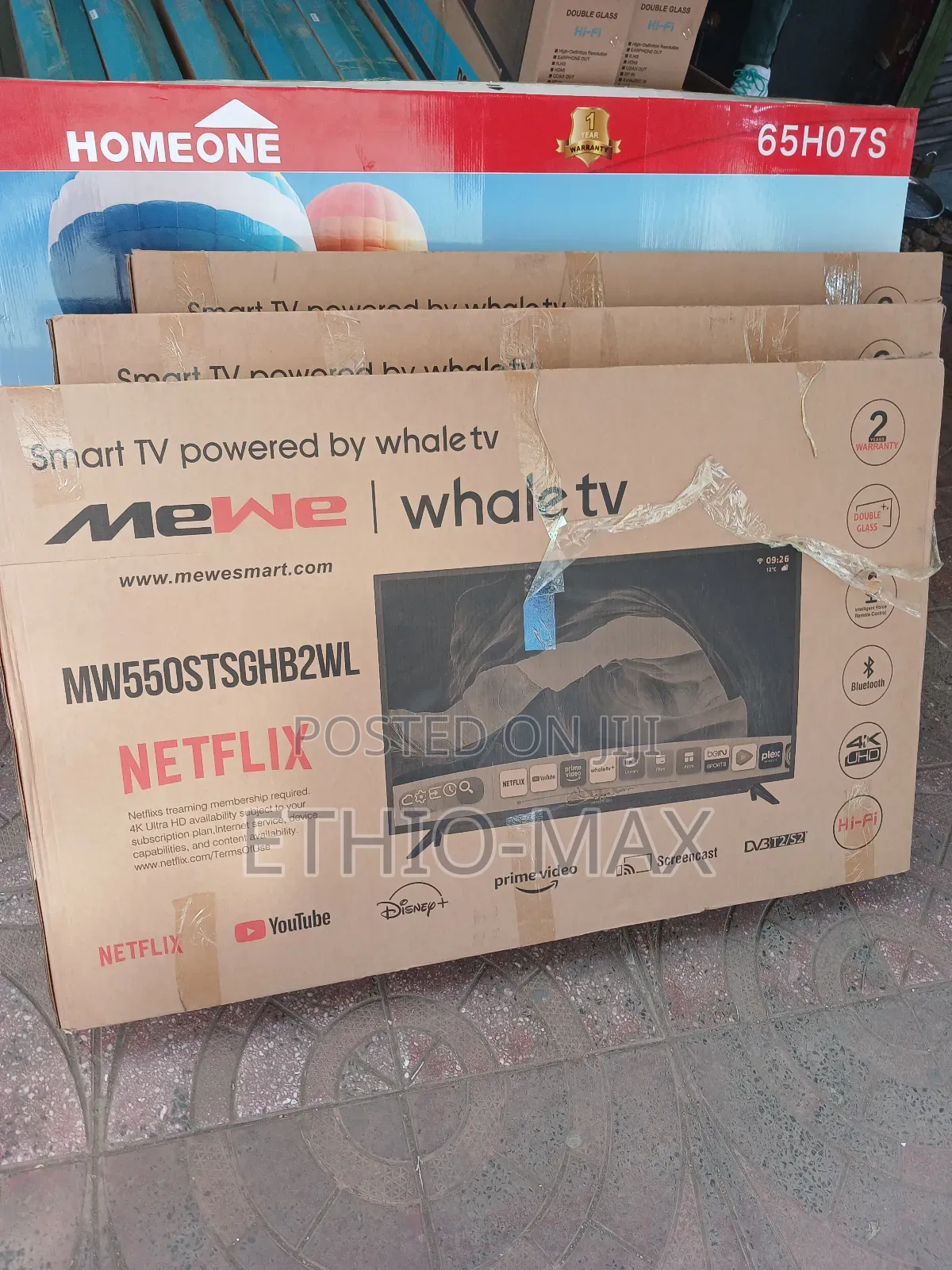 Mewe Smart Android Tv – Whale Tv System | Original | Clear Picture