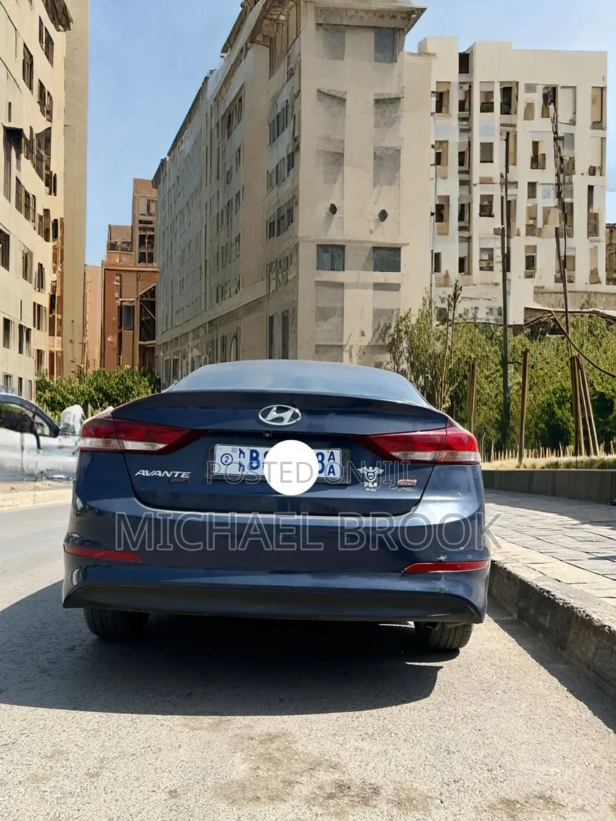 Hyundai Avante 2016 Blue