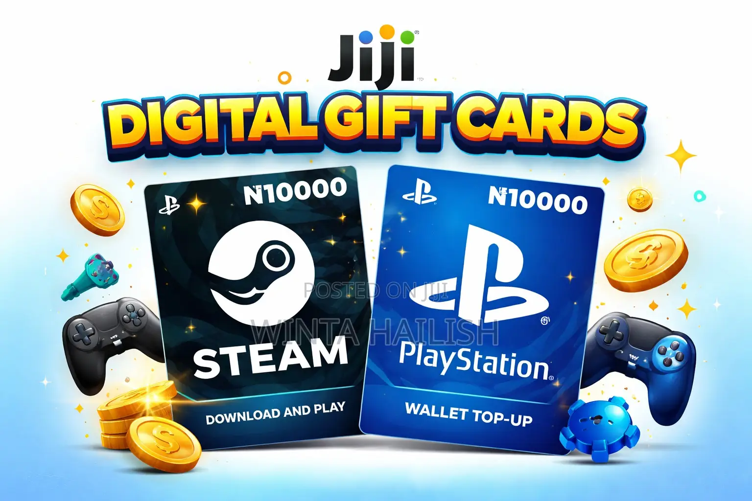 Steam Digital Gift Card – Instant Code Delivery