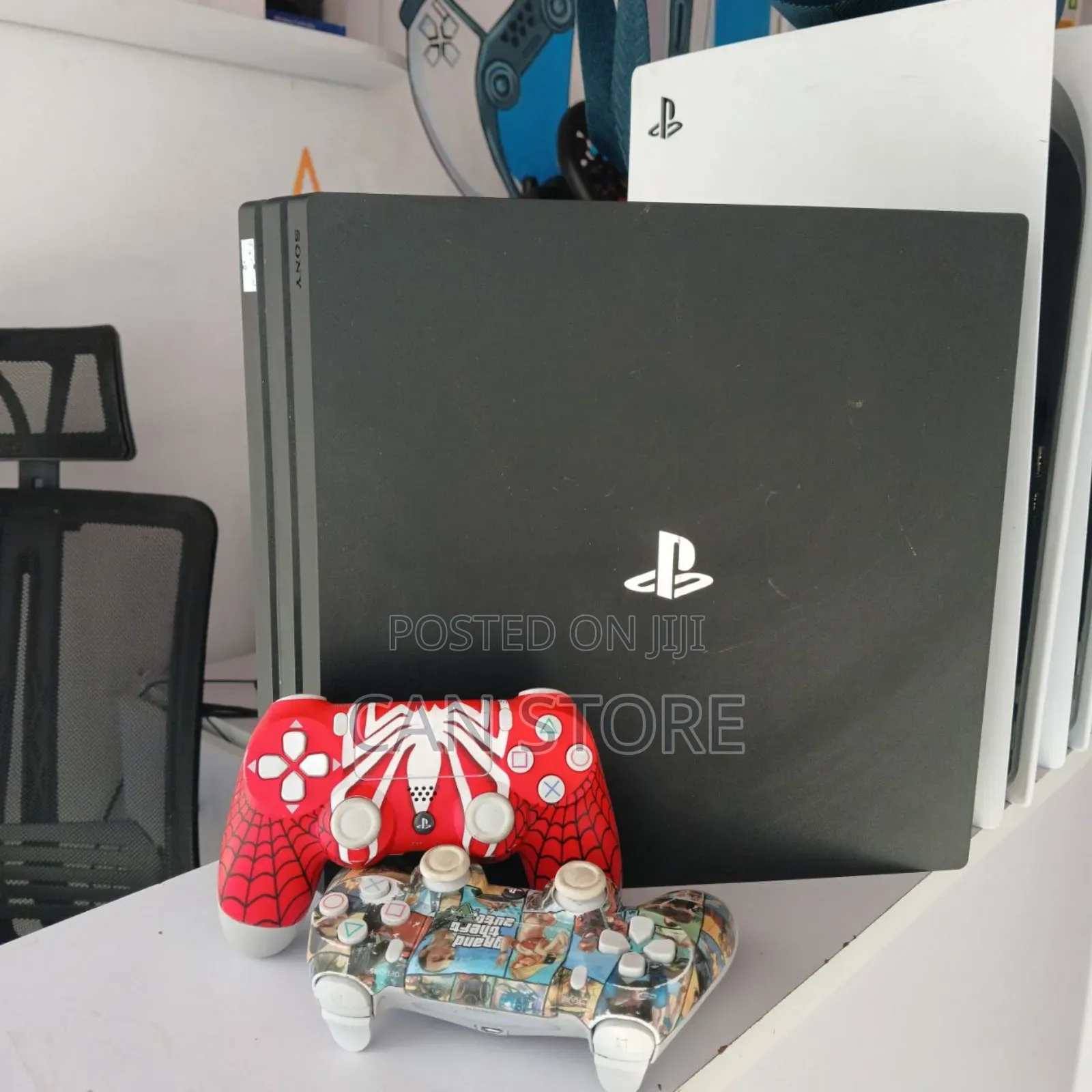 Playstation 4pro With 2joystick ብራንድ New ያልተነካ