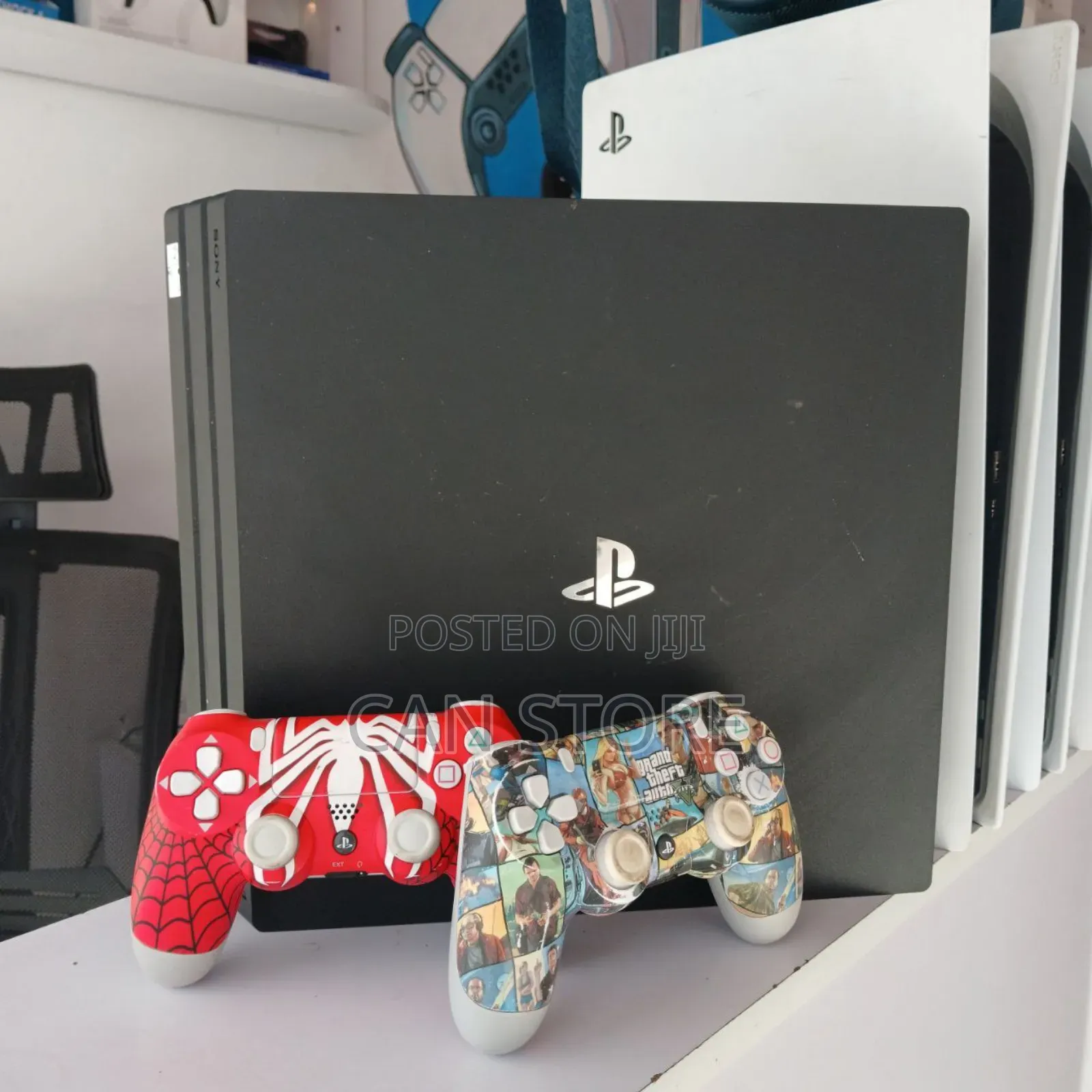 Playstation 4pro With 2joystick ብራንድ New ያልተነካ