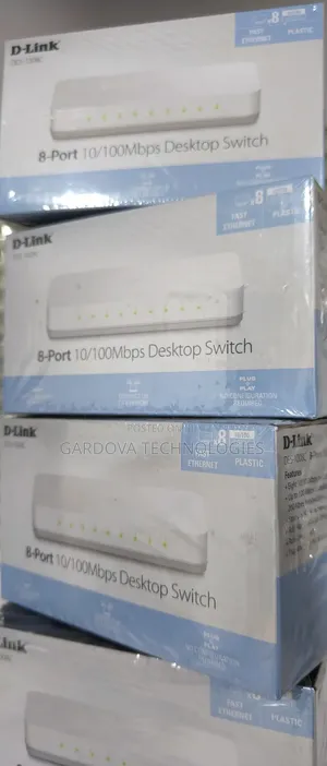D-Link Des-1008c 8-Port Desktop Switch – New