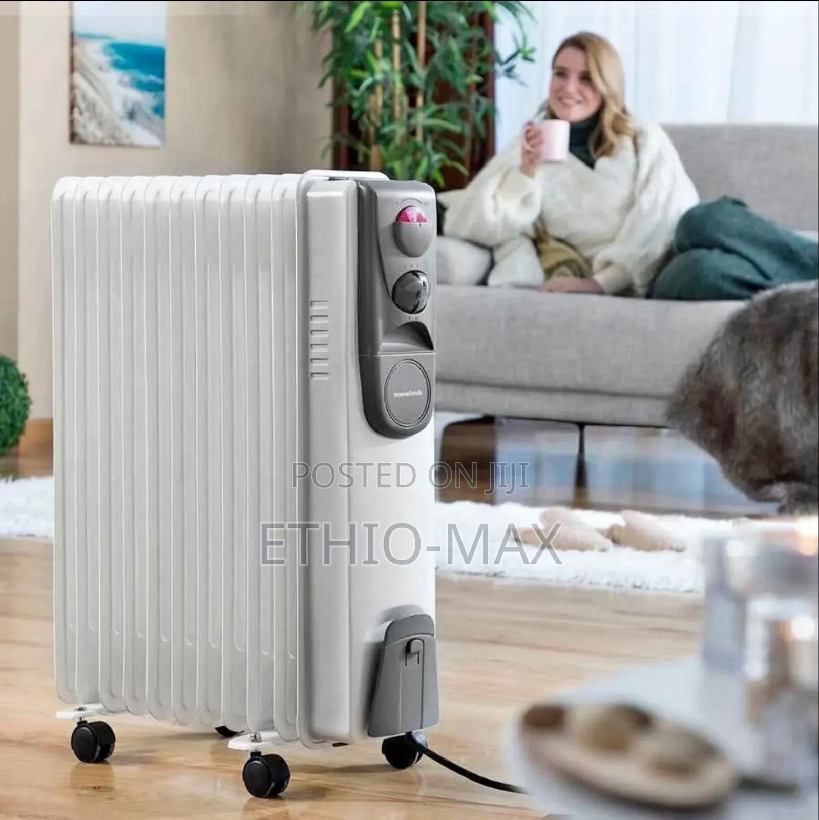 Nikura Oil Heater 11-Fin With Fan Ethiopian Price