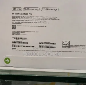 New Laptop Apple Macbook Pro 2025 M5 14-Inch 16GB Apple M5 SSD 512GB