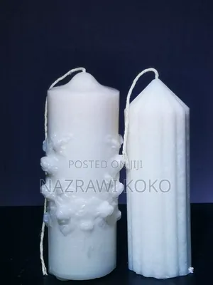 White and Red Handmade Candles