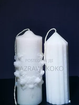 White and Red Handmade Candles