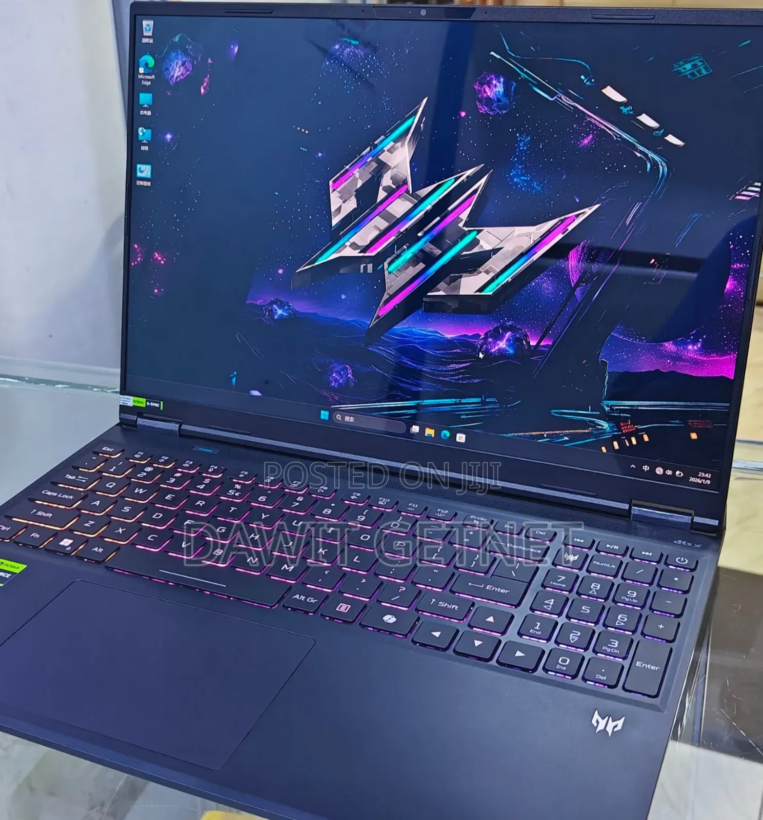 New Laptop Acer Predator Helios 300 16GB Intel Core Ultra 9 SSD 1T