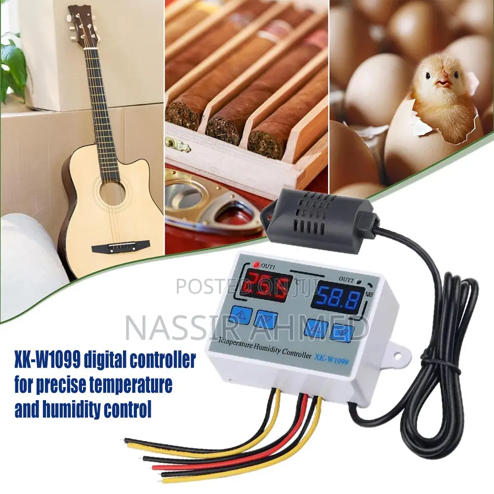 Digital Temperature Humidity Controller (Xk-W1099) – Perfect for Egg