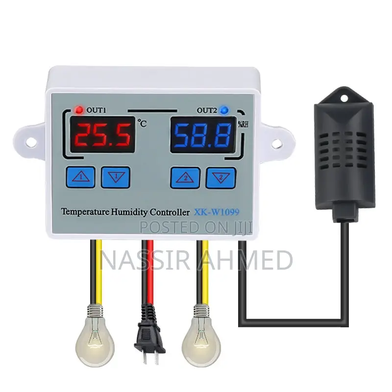 Digital Temperature Humidity Controller (Xk-W1099) – Perfect for Egg