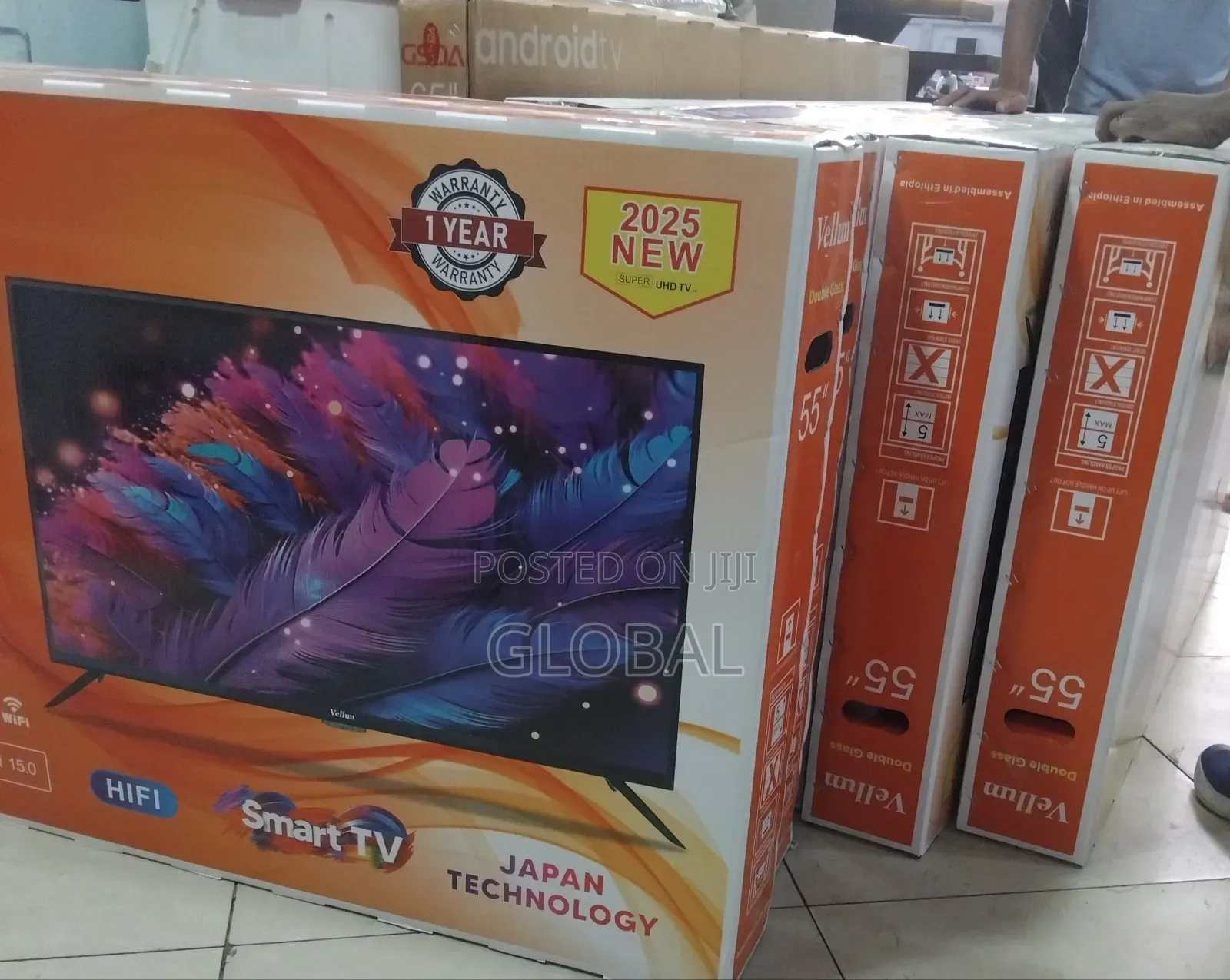 55 Inch Vellum 2025 Smart Tv