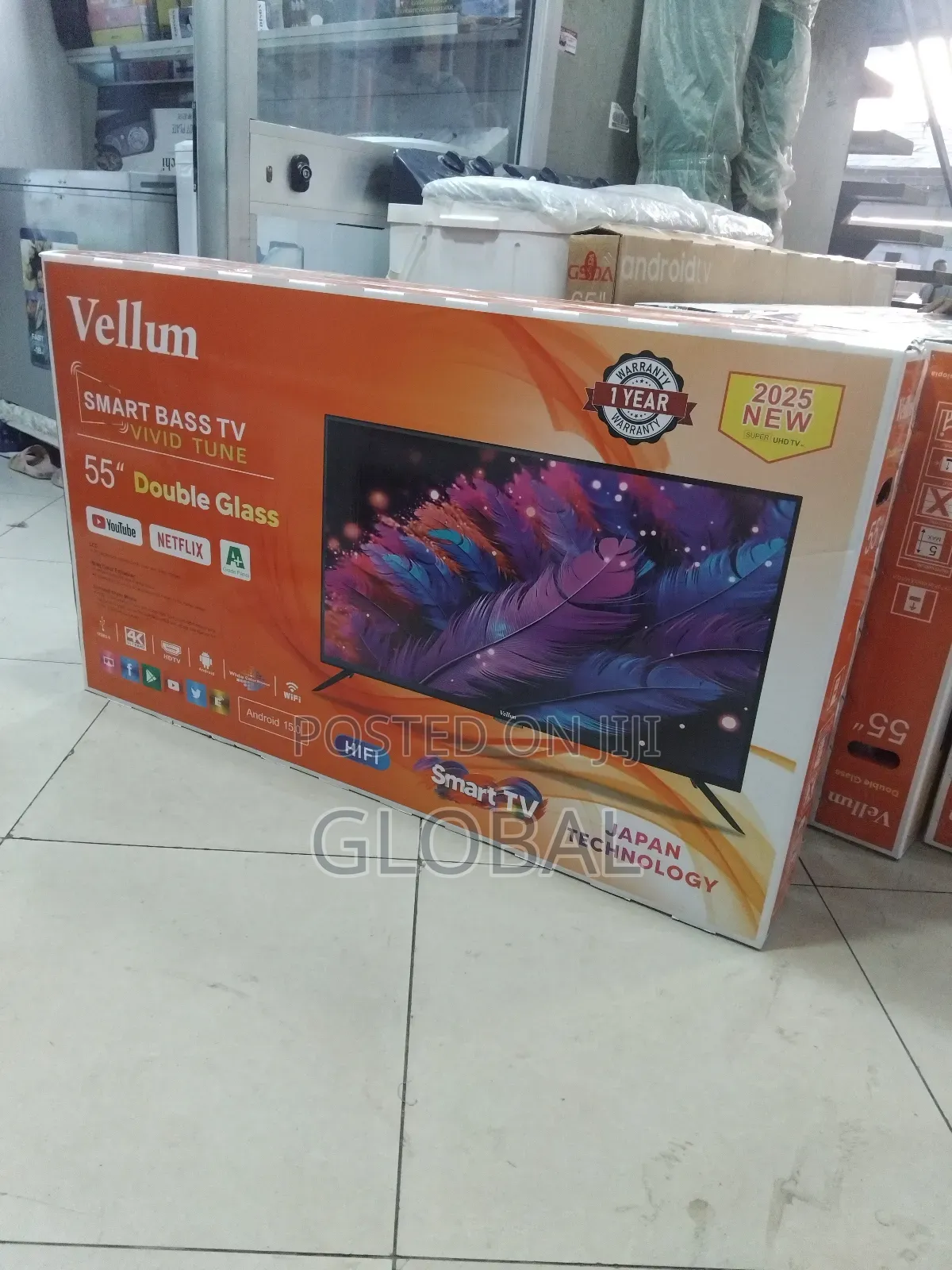 55 Inch Vellum 2025 Smart Tv