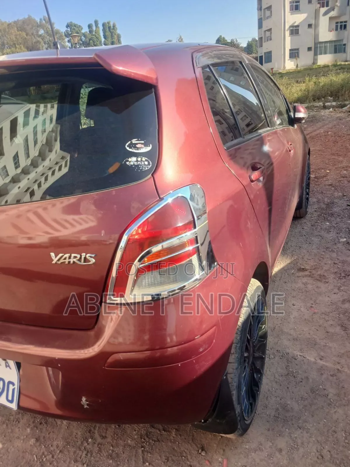 Toyota Yaris 2010 Red