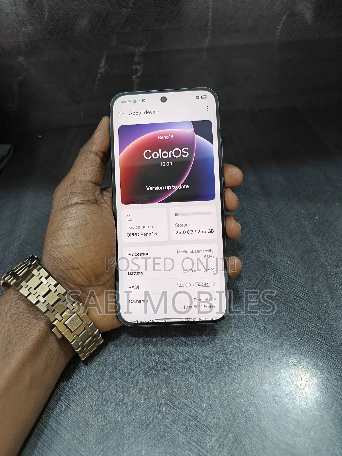 New Oppo Reno13 256 GB Black