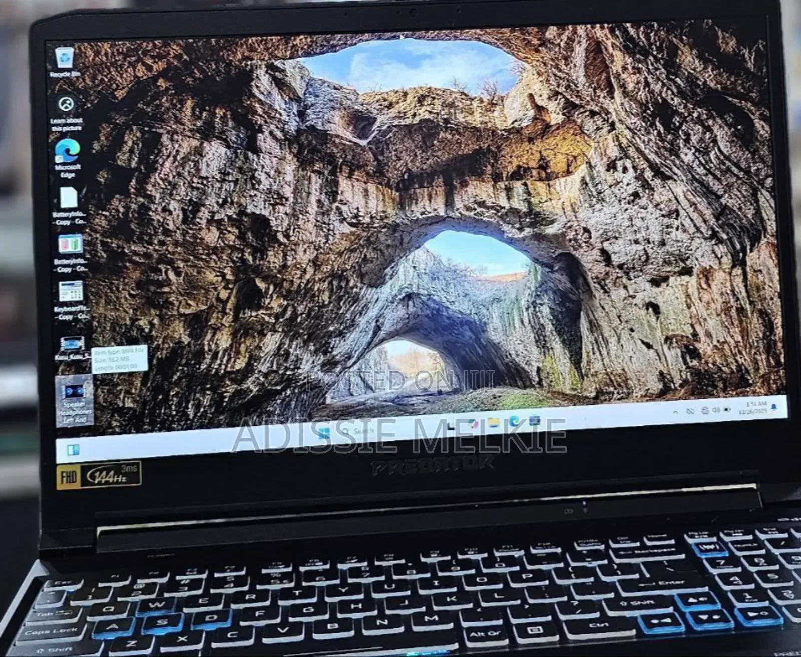 New Laptop Acer Predator Helios 300 16GB Intel Core I7 SSD 512GB