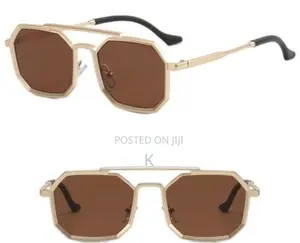 Commando Gold Brown Edition Octagon Sunglasses