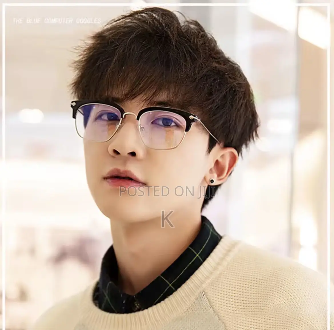 Classic Semi Rimless Glass