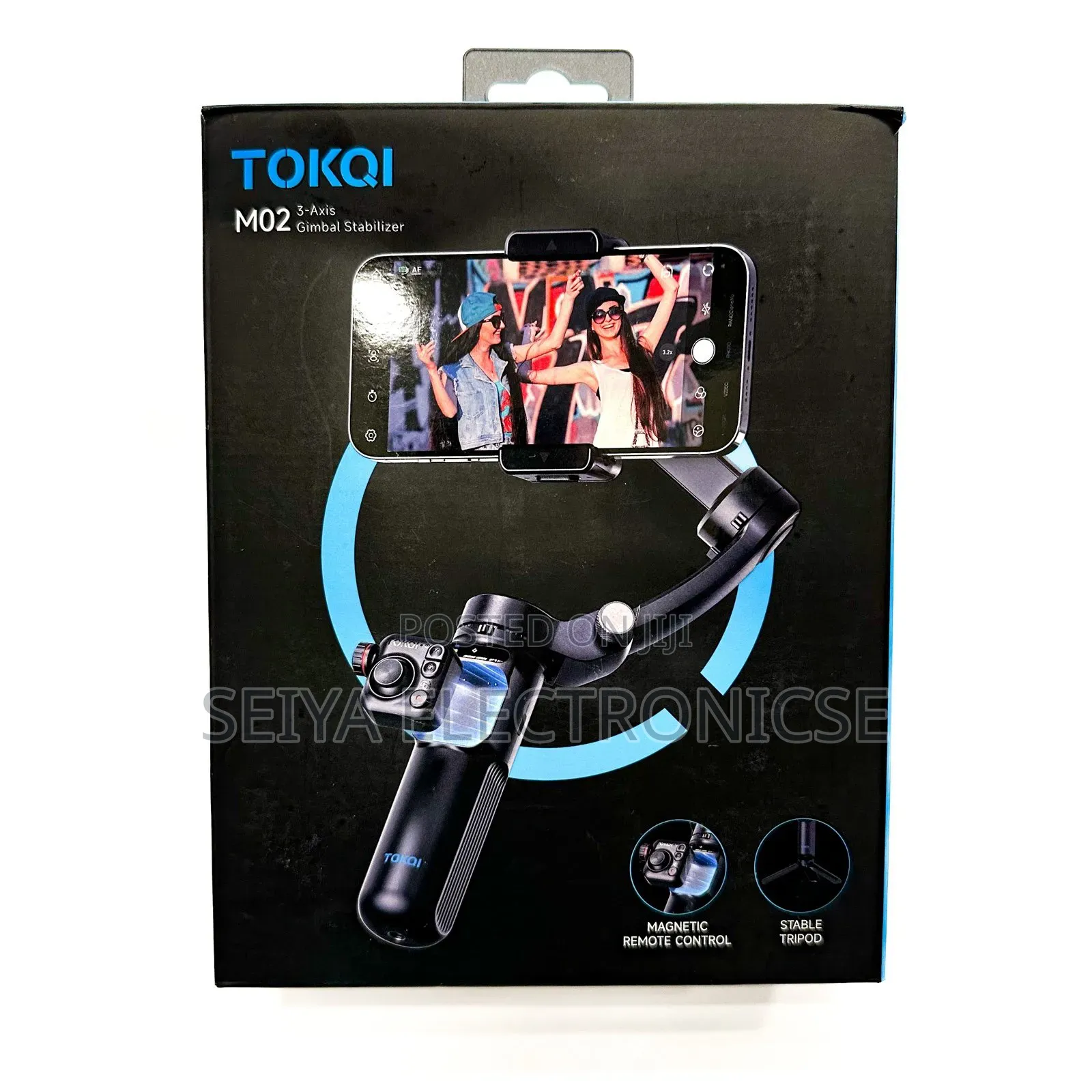 Tokqi M06 3-Axis Gimbal Stabilizer for Smartphones.