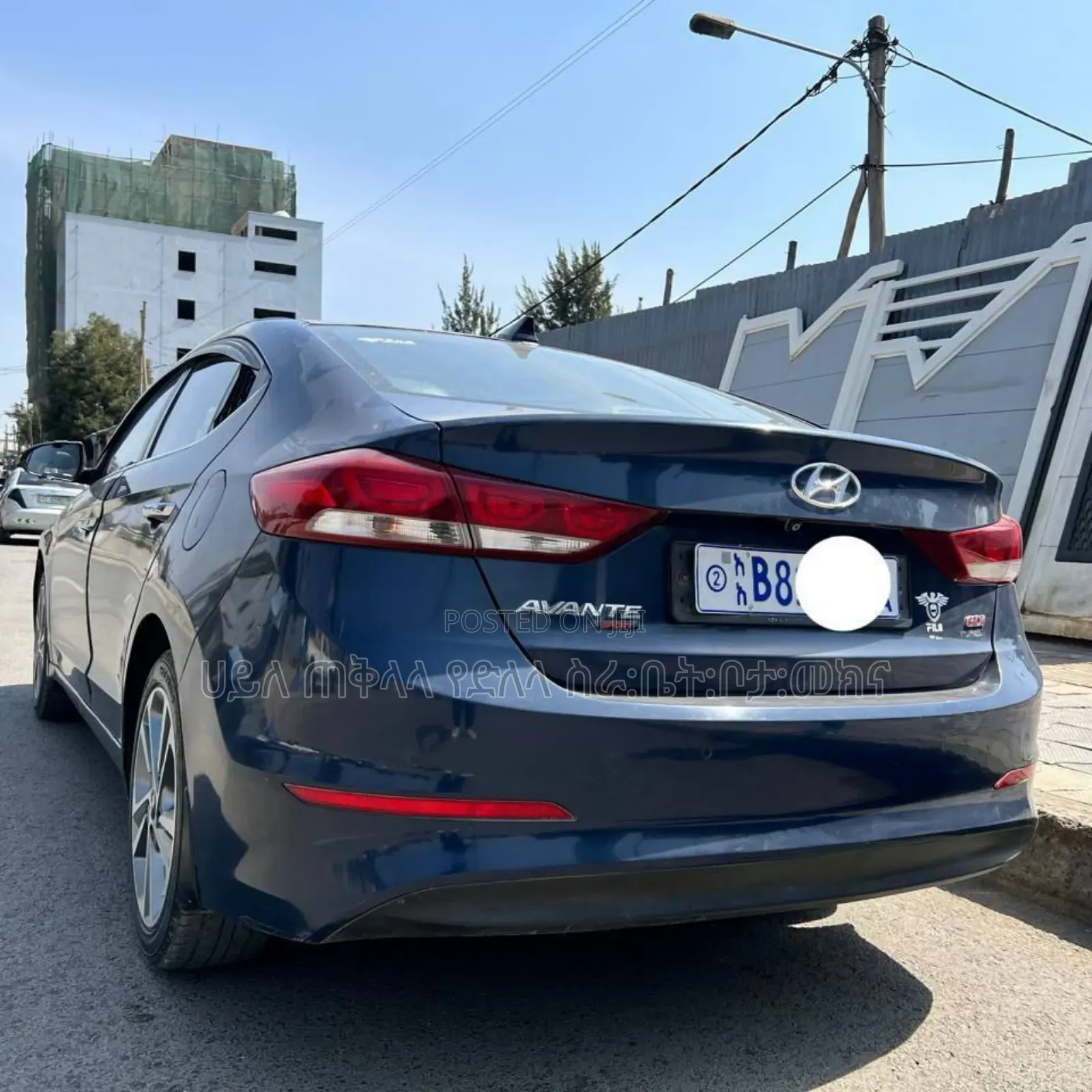 Hyundai Avante 2017 Matt Black