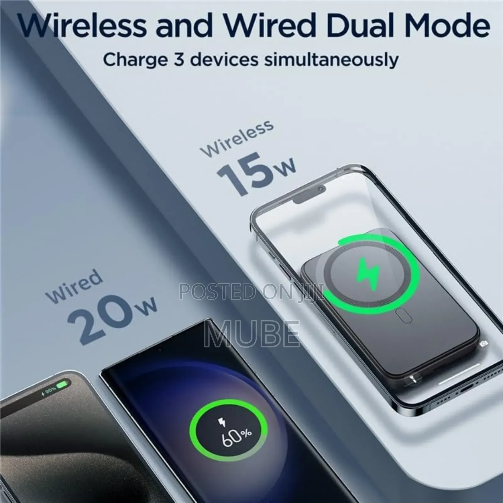 Joyroom Jr-W020 20w Magnetic Wireless Power Bank