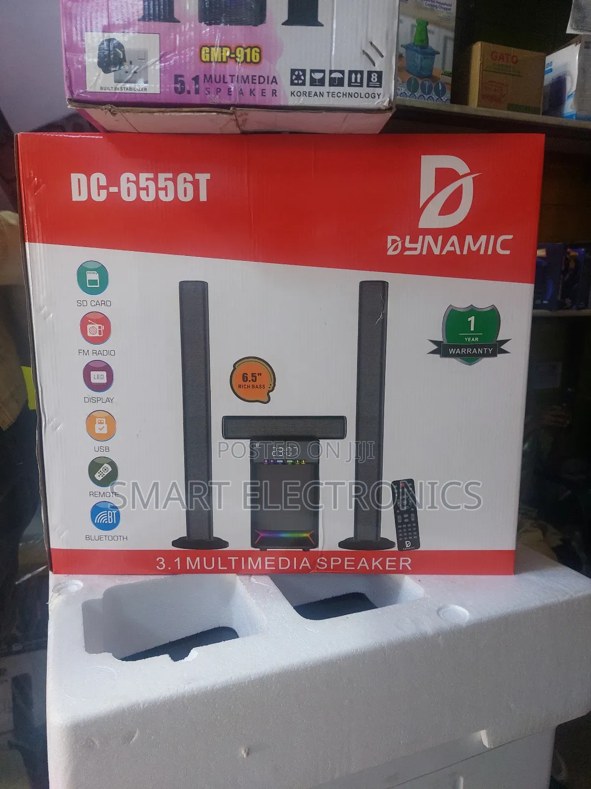 Dynamic Dc-6556t 3.1 Multimedia Speaker System.