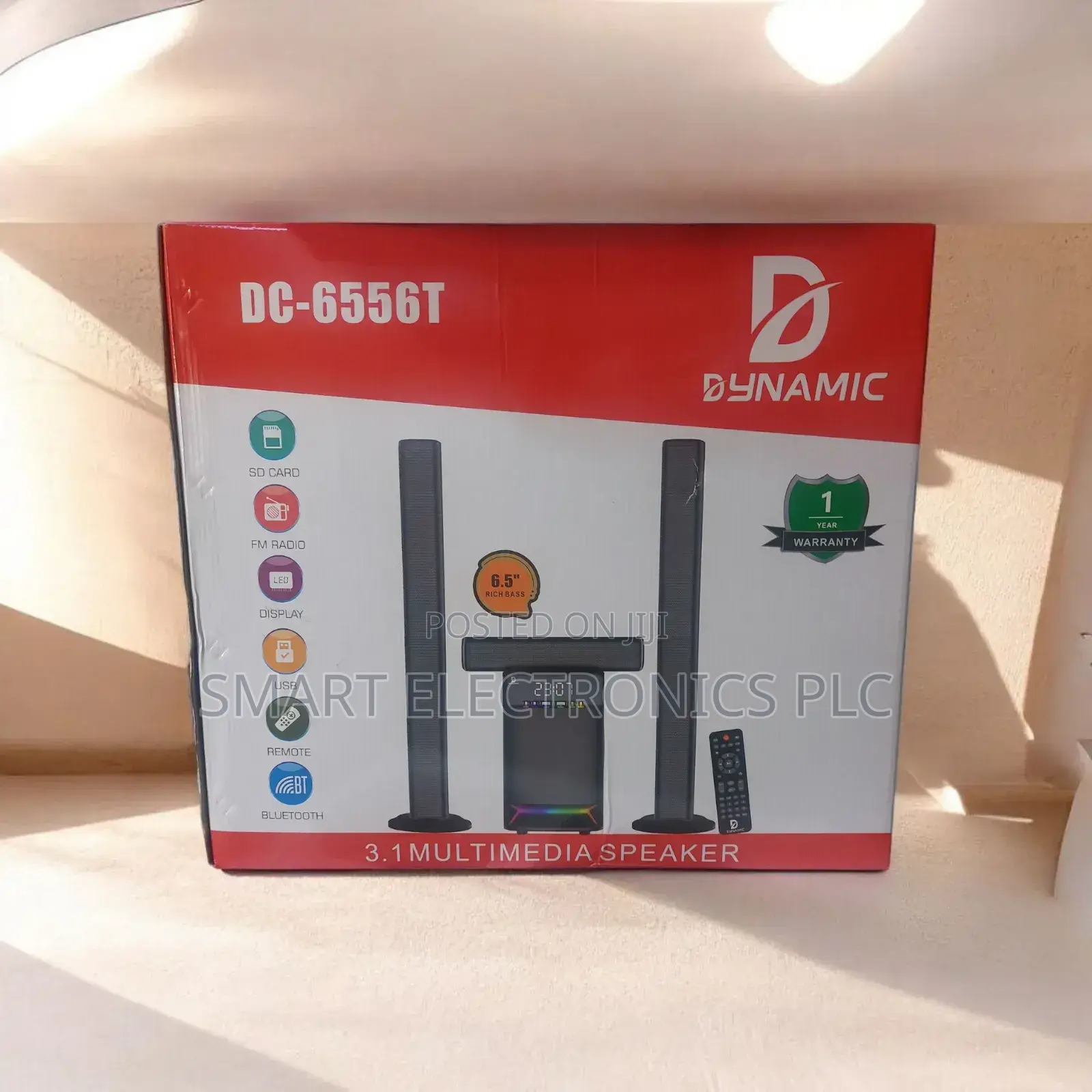 Dynamic Dc-6556t 3.1 Multimedia Speaker System. Key Features Include: