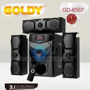 Goldy 3.1ch Multimedia Speaker – Deep Bass Clear Audio!