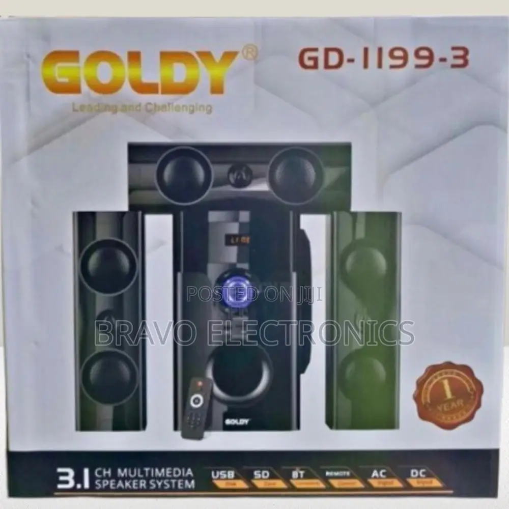 Goldy 3 Multimedia Speaker – Powerful Sound Deep Bass