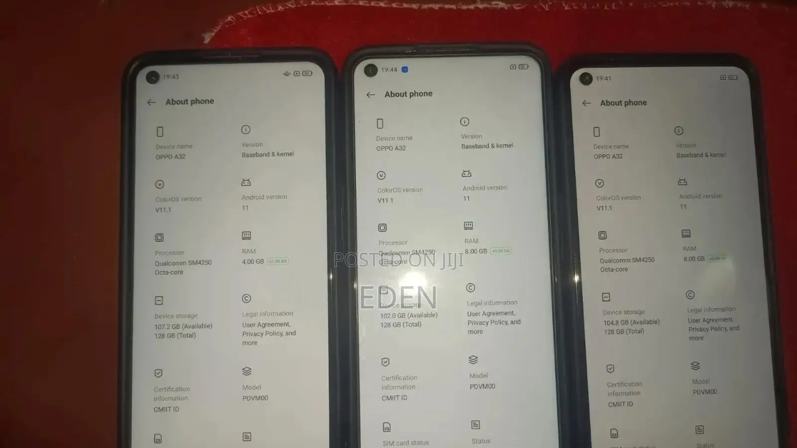 New Oppo A32 128 GB Blue