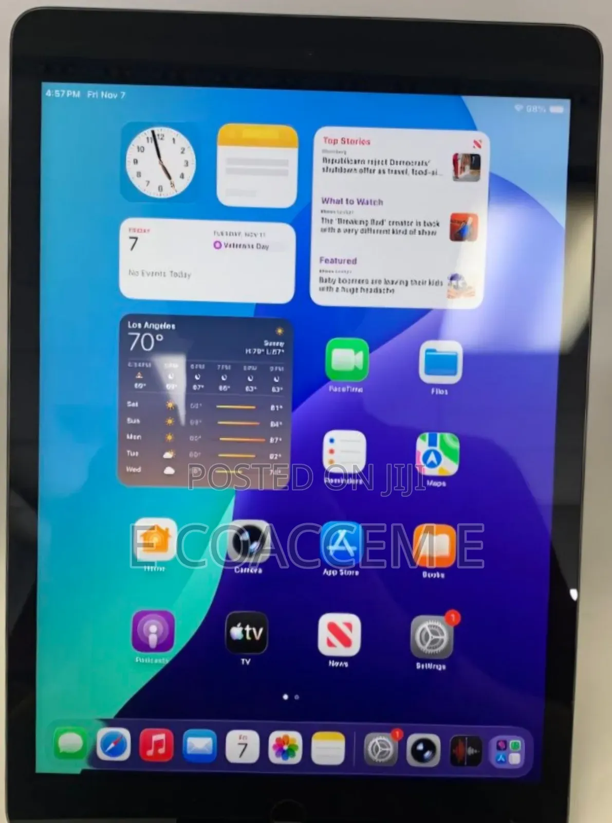 New Apple iPad 10.2 (2019) 256 GB Silver