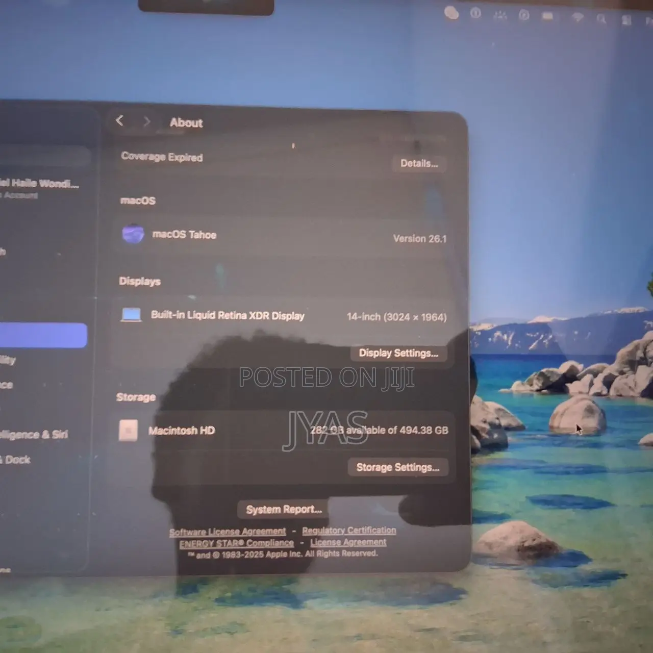 New Laptop Apple MacBook Pro 2021 M1 16GB Apple M1 Pro SSD 512GB