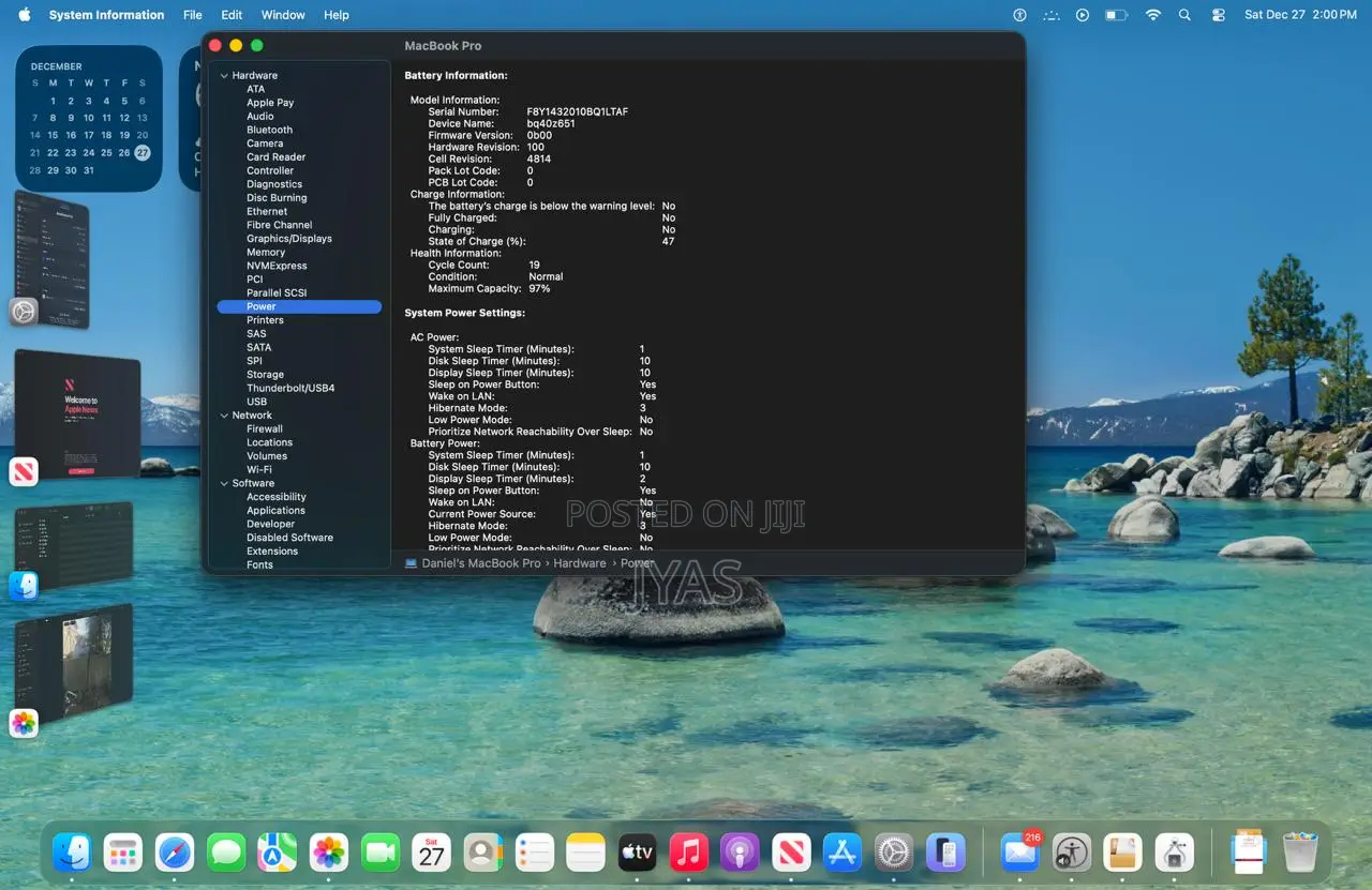 New Laptop Apple MacBook Pro 2021 M1 16GB Apple M1 Pro SSD 512GB