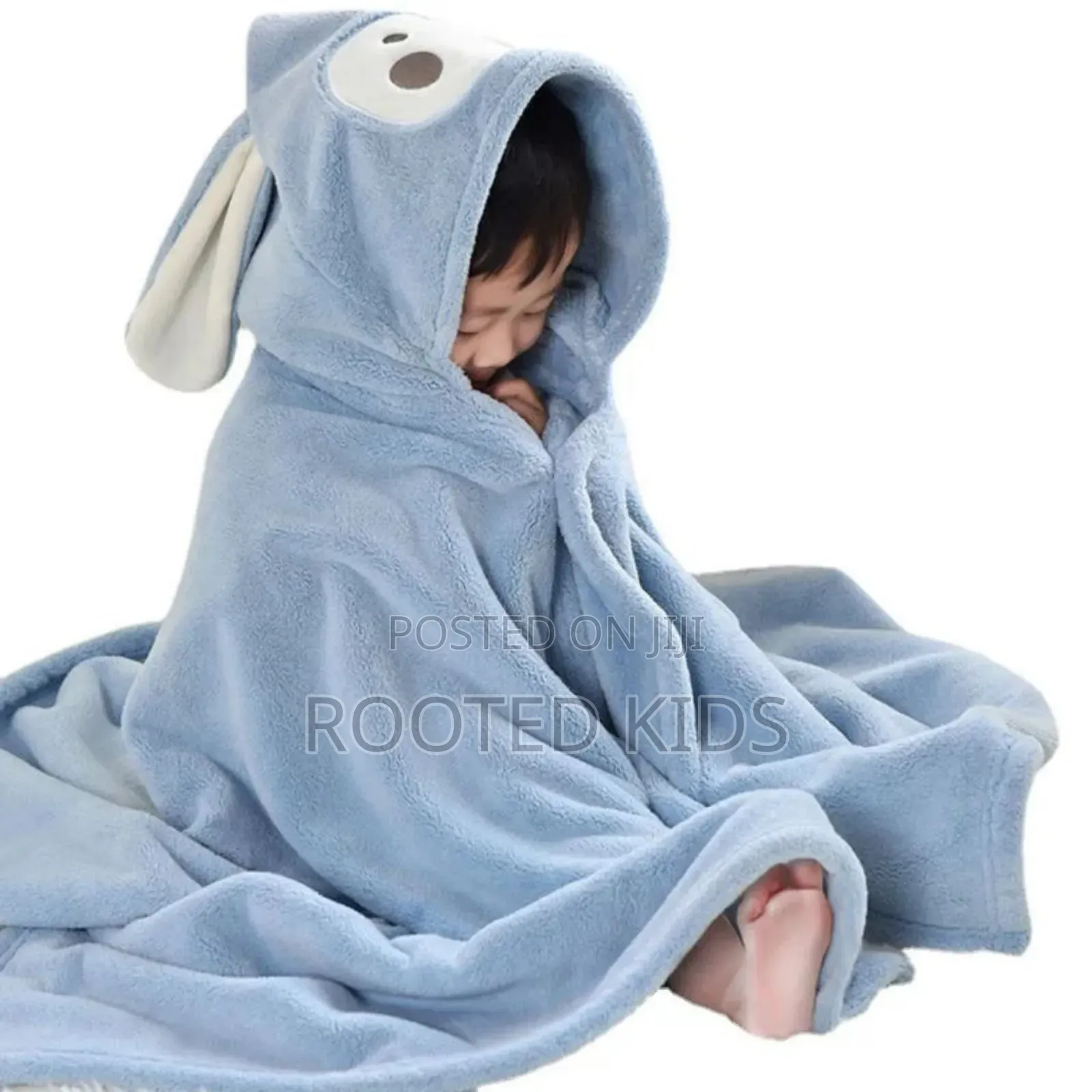 Hooded Cartoon Bathrobe Towel